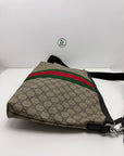 borsa Gucci marrone verde e rosso