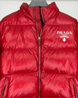 Prada giubbotto rosso taglia L