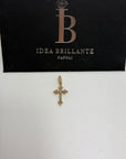 Croce ciondolo oro e diamanti