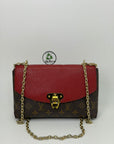 borsa Louis Vuitton Saint Placide marrone e rossa