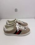Gucci ace Size 9=43 marroncino verde e rossa