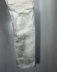 Jeans Balmain Size 48 bianco e argento