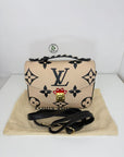 borsa Louis Vuitton beige e nera