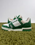 Louis Vuitton Trainer In Denim Verde 8