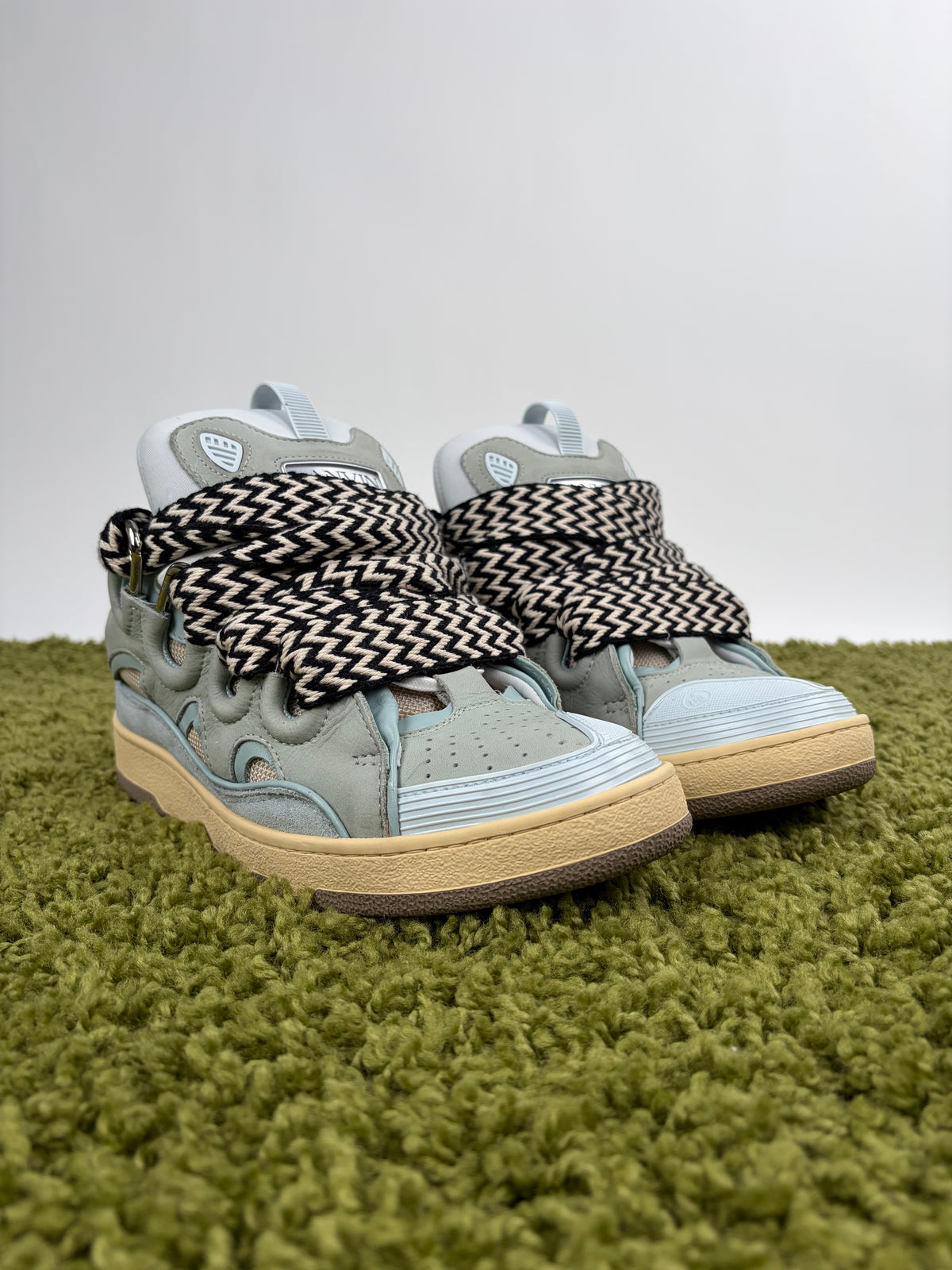Lanvin Curb Sneaker Azzurra 43