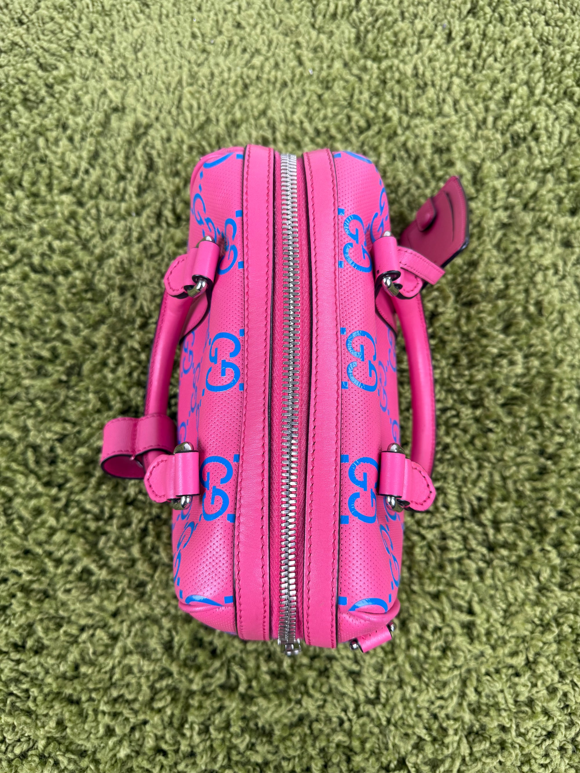 Borsa Boston Gucci Rosa Multicolor