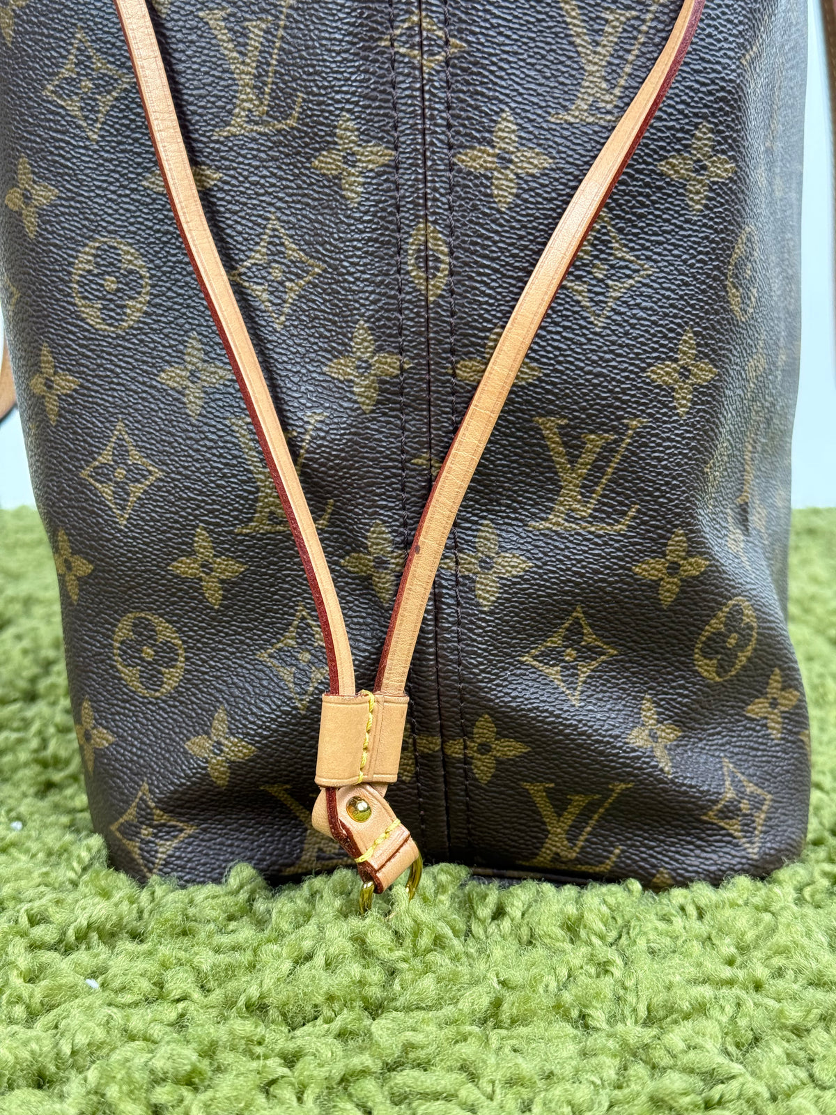 Borsa Neverfull Louis Vuitton MM Marrone