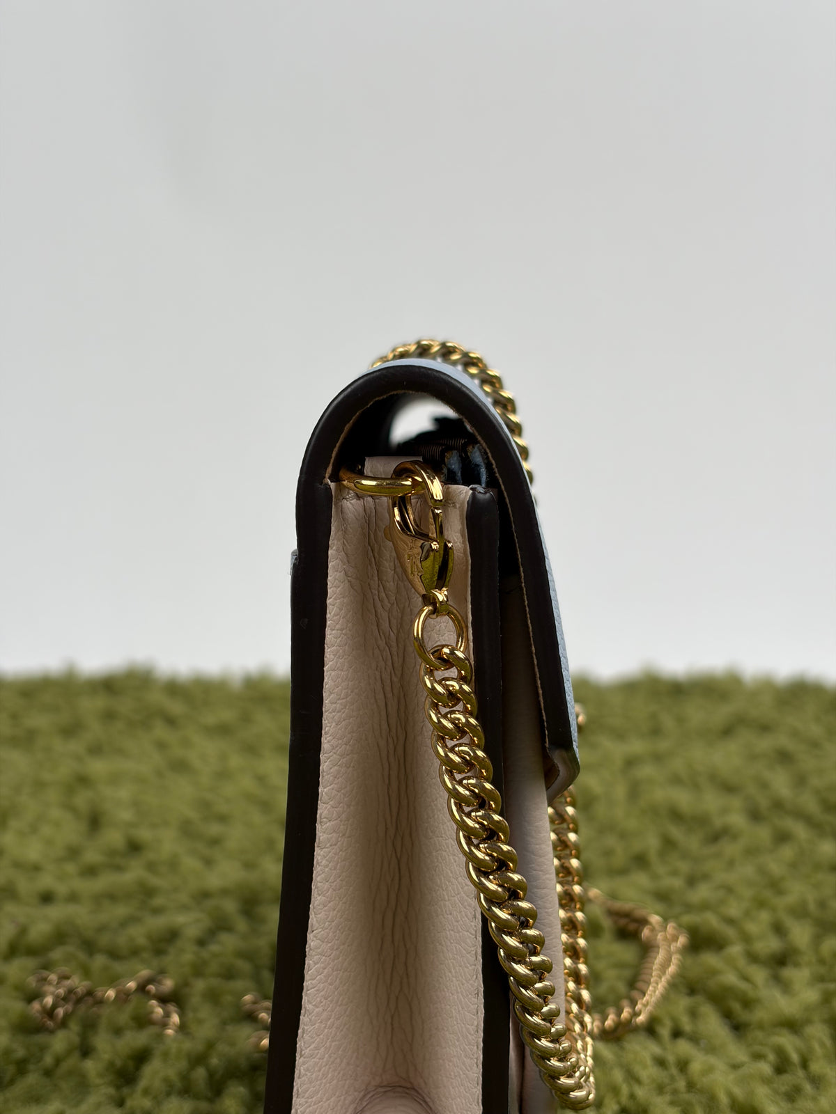 Pochette Louis Vuitton Mylockme Chain Azzurro
