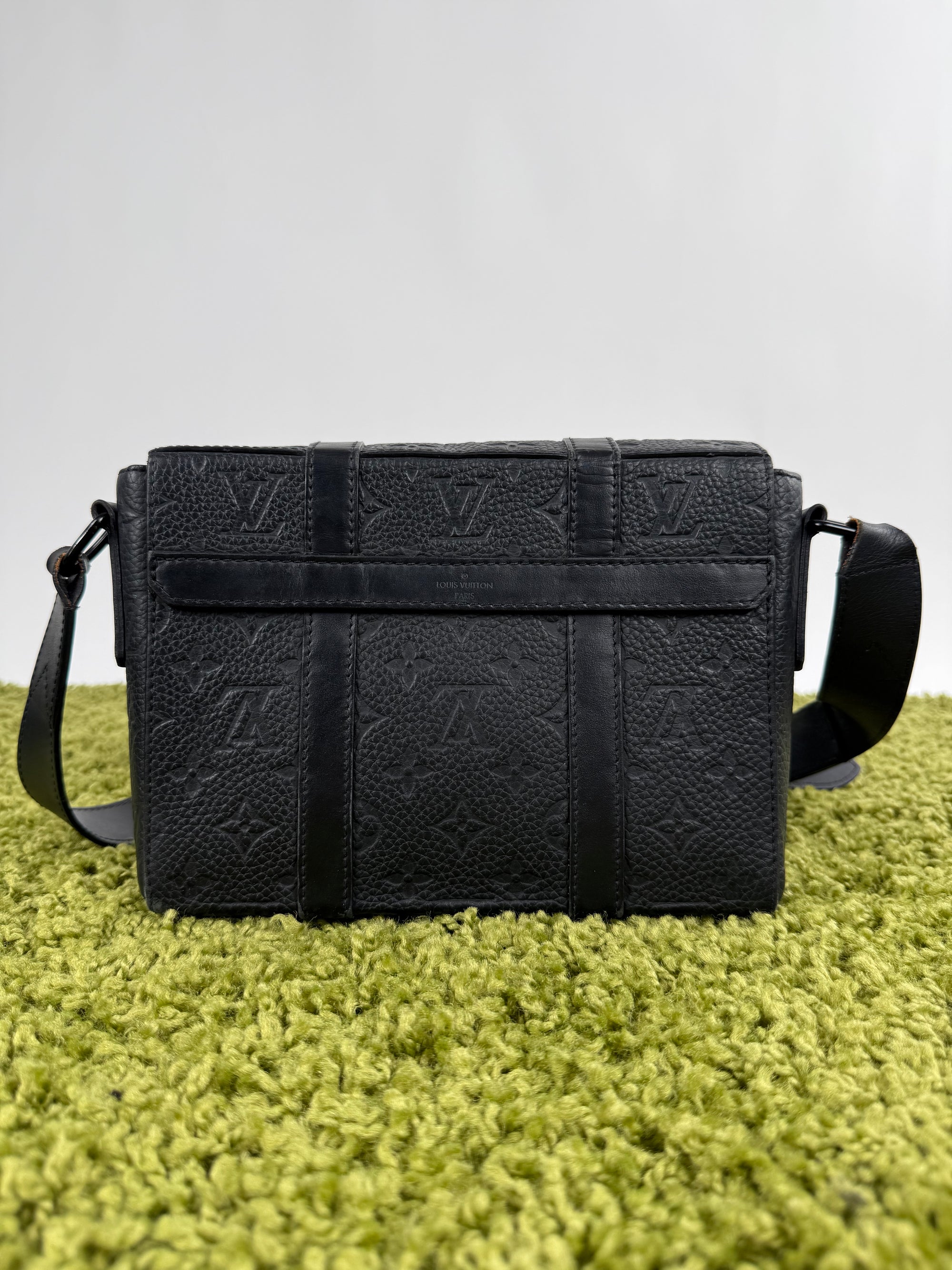 Borsa a tracolla Monogram Taurillon Soft Trunk Messenger Louis Vuitton