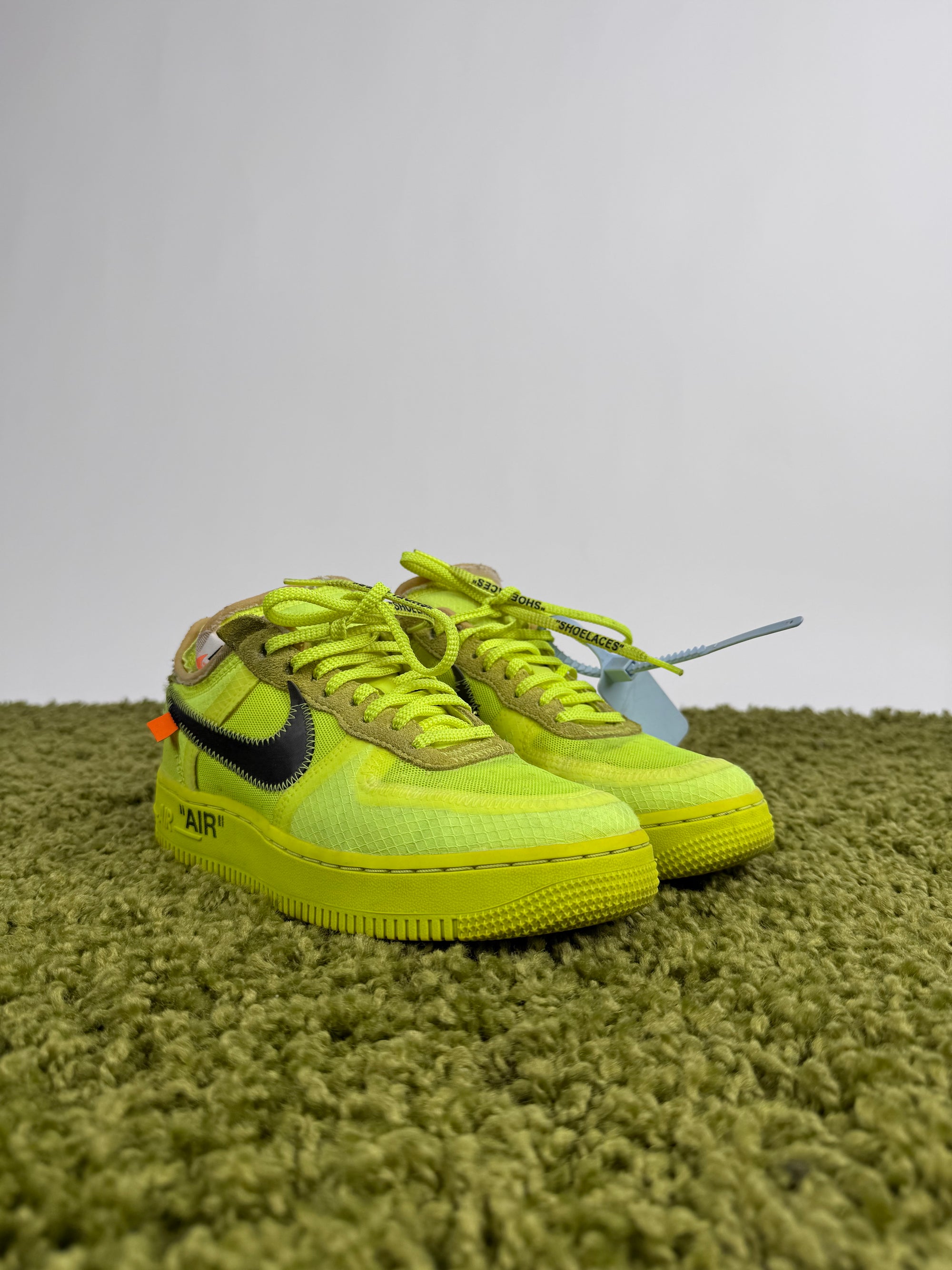 Nike Air Force One X Off White Gialla 37.5