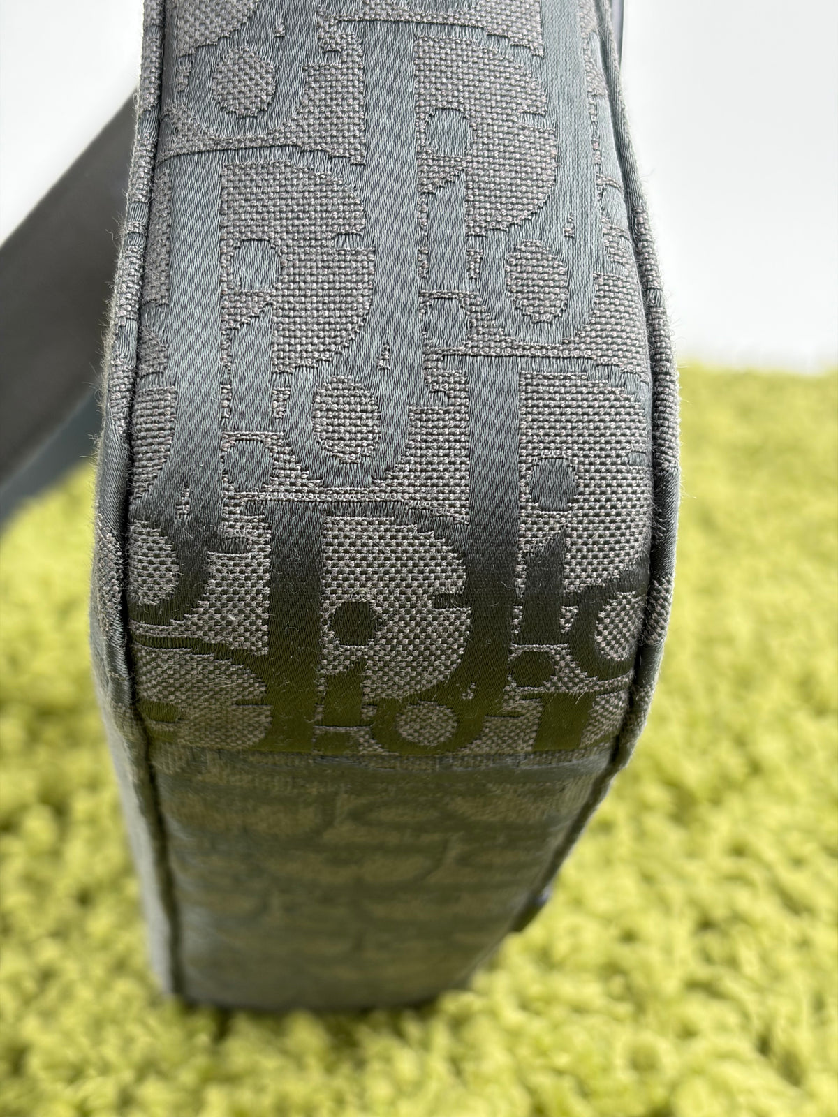 Borsa Christian Dior Saddle con pattina Grigia