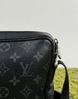 Borsa Outdoor Messenger Monogram Eclipse Taiga Louis Vuitton Nera