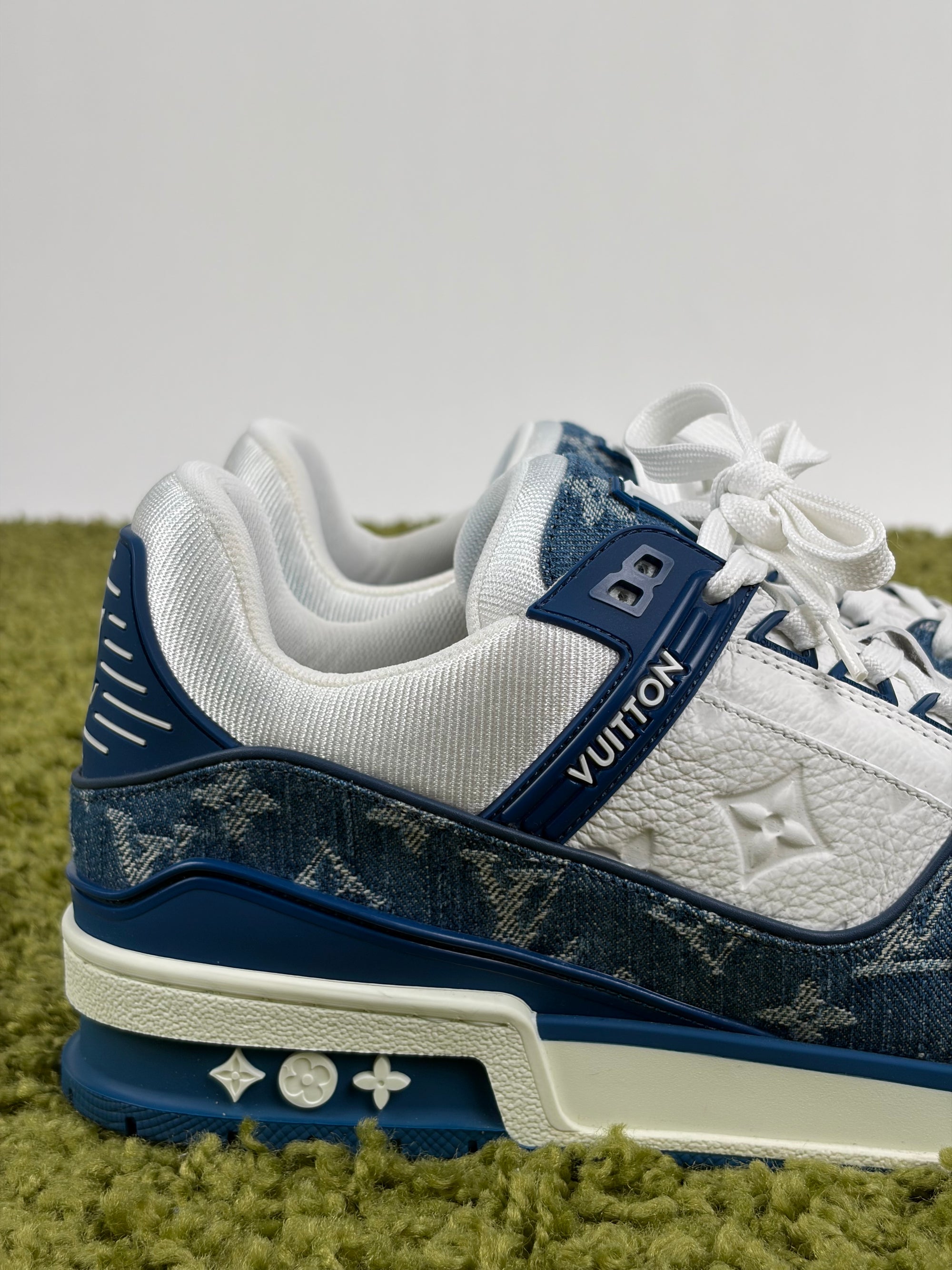 Louis vuitton trainer Size 8=42 calza 43 blu e bianca