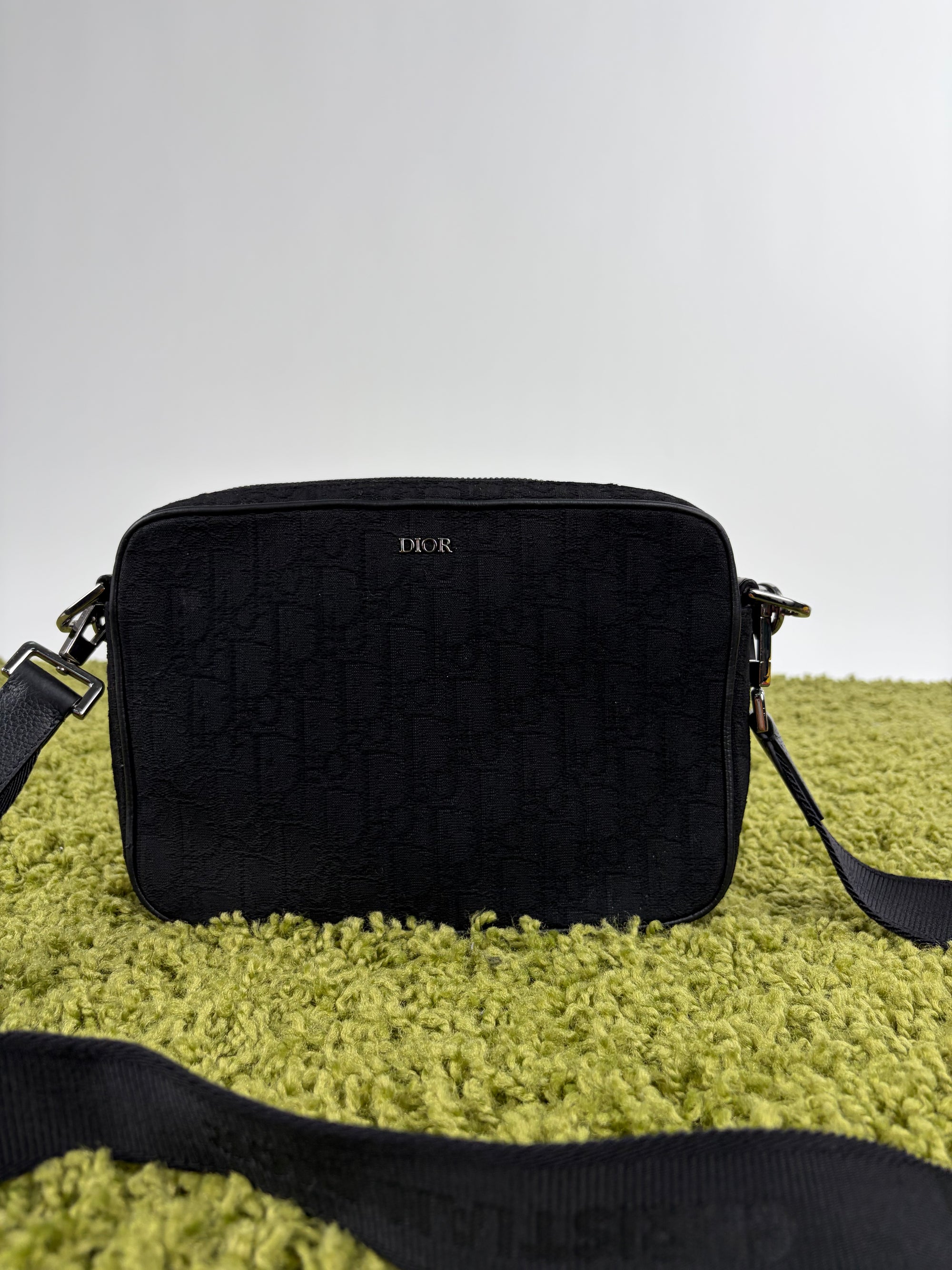 Borsello Dior monogram nero