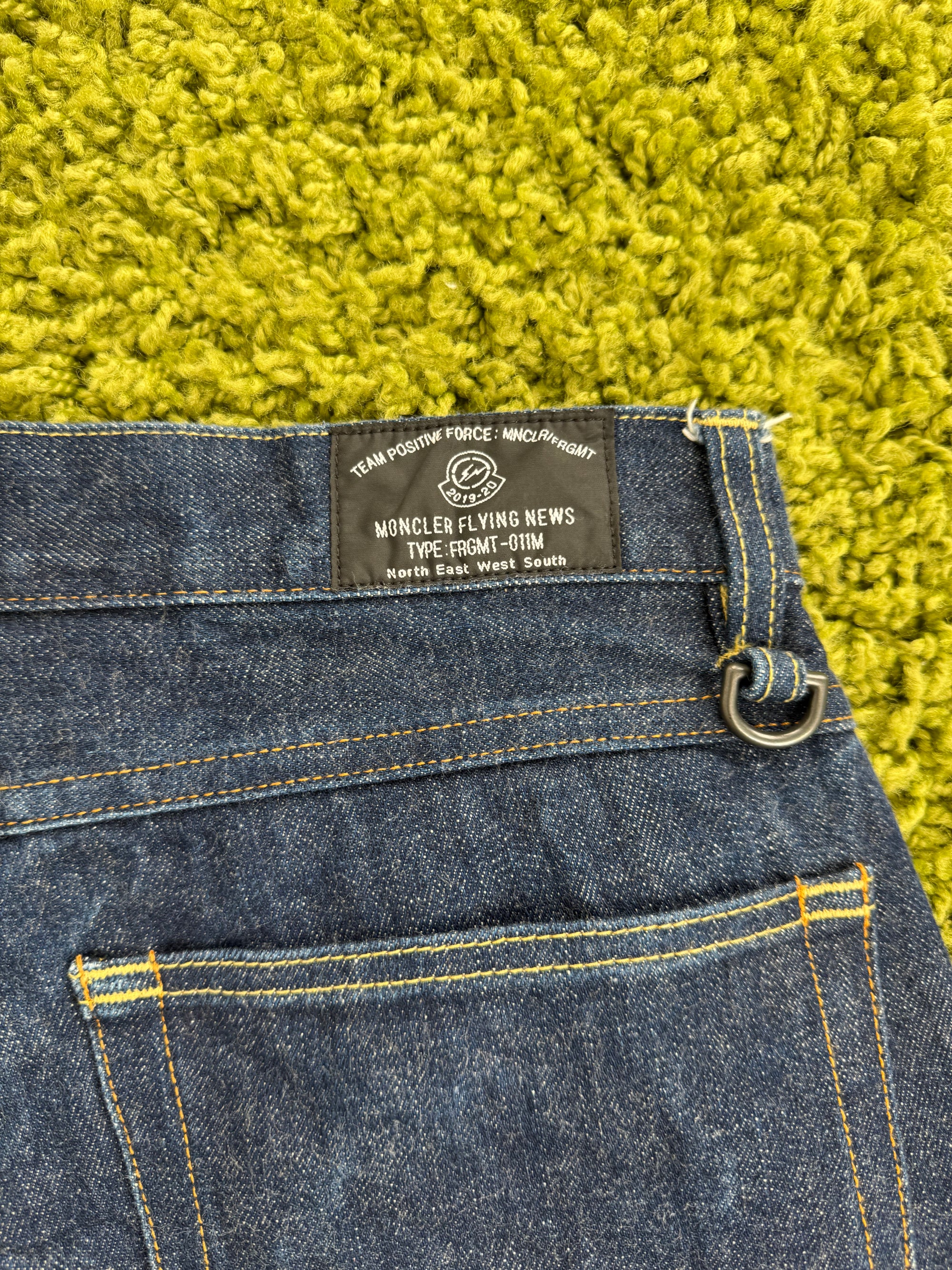 Jeans Moncler Genius X Fragment Design blu 46