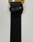 Cintura Gucci Size 80 nera e oro