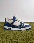 Louis Vuitton Trainer In Denim Blu 8