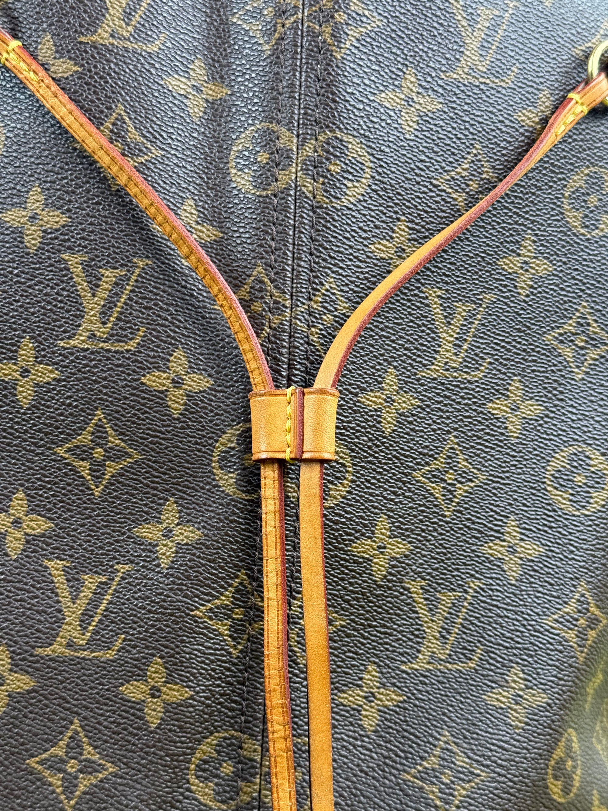 Borsa Neverfull MM monogram Louis Vuitton Marrone