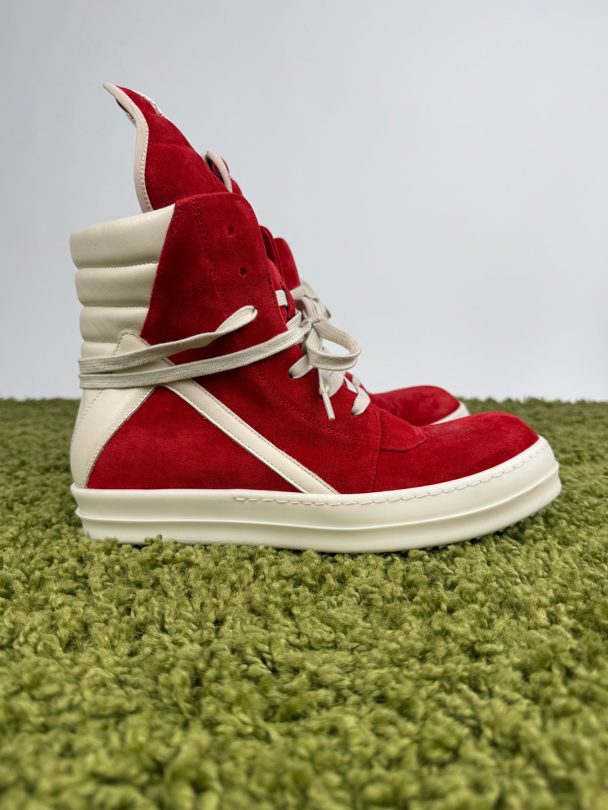 Rick Owens Geobasket DRKSHDW Rosso 44