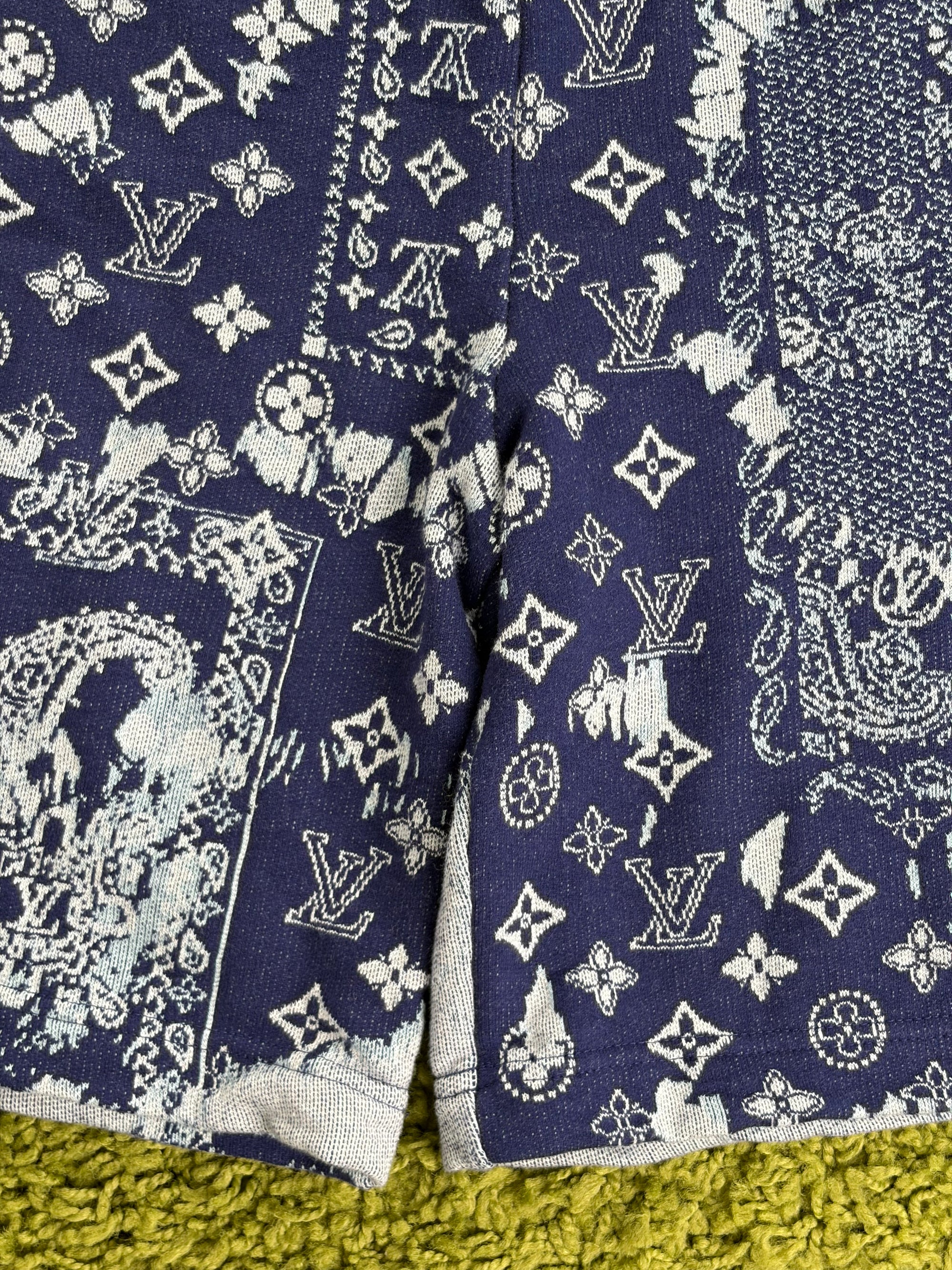 Completo Louis Vuitton Size XL blu e bianco