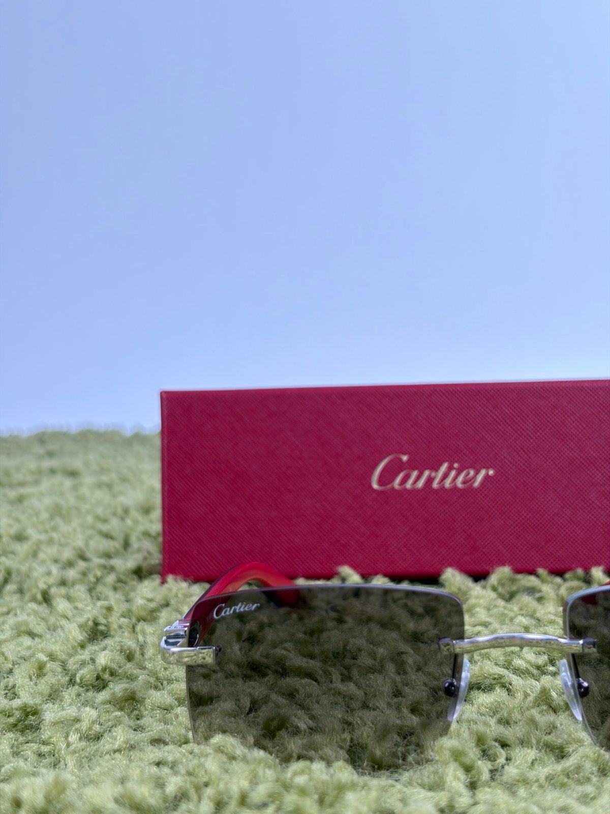 Occhiali Cartier neri e rossi - Second Hand Di Fiore