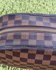 Beauty Case Louis Vuitton in tela Damier Marrone