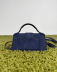 Borsa Mini Jacquemus La Grande Bambino In camoscio Blu