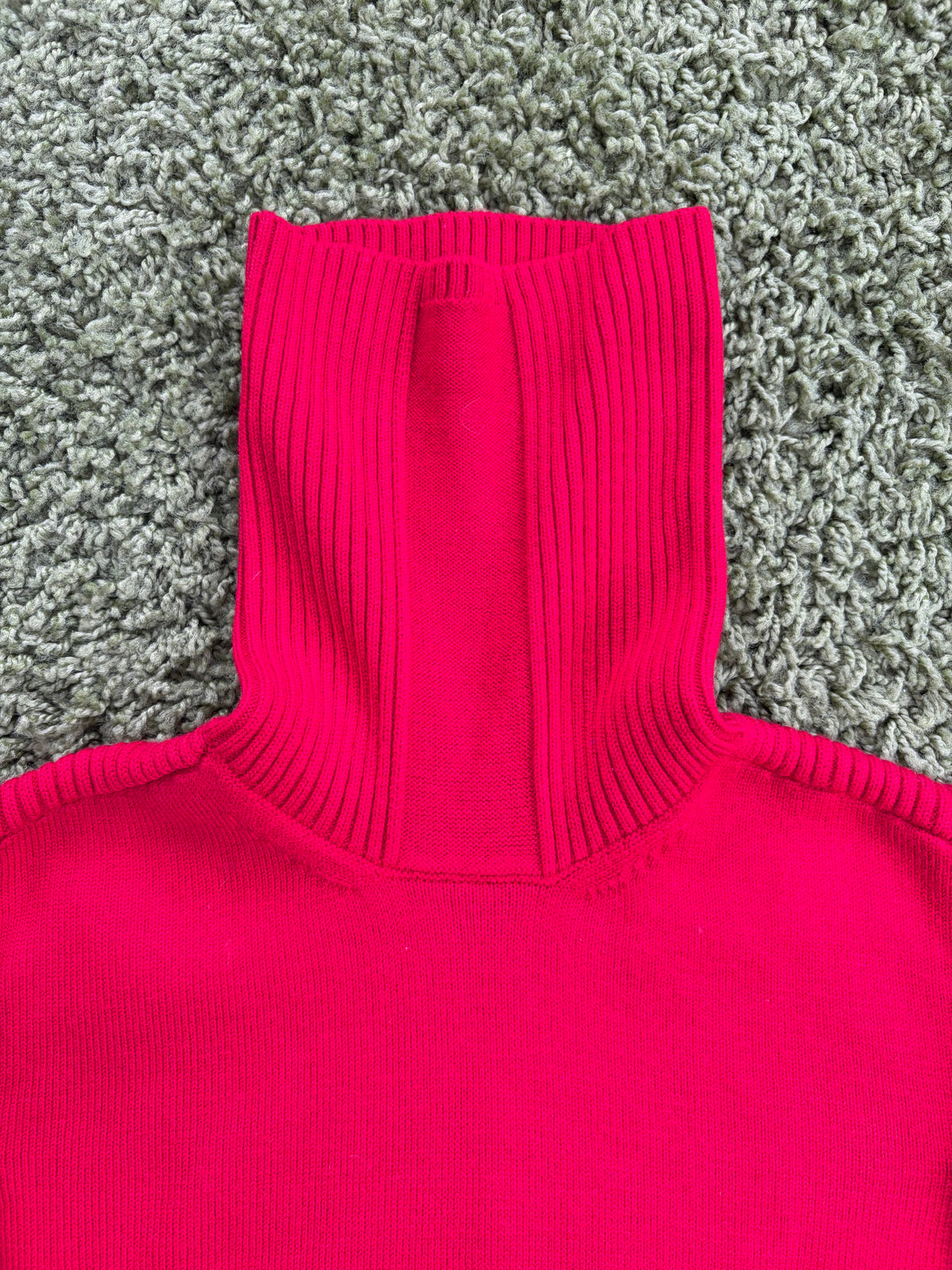 Maglione a collo alto dolce vita Stone Island Rosso L