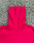 Maglione a collo alto dolce vita Stone Island Rosso L