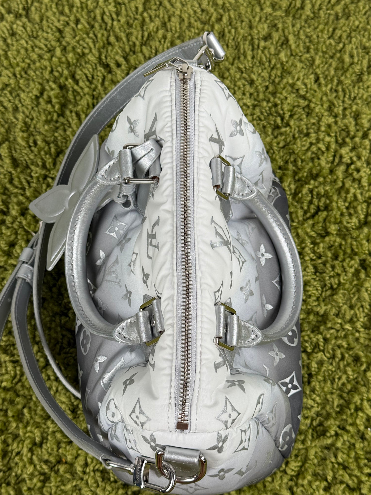 Borsa Louis Vuitton Sky Speedy Bandoulière 25 Grigio Multicolor