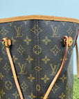 Borsa Neverfull Louis Vuitton MM Marrone