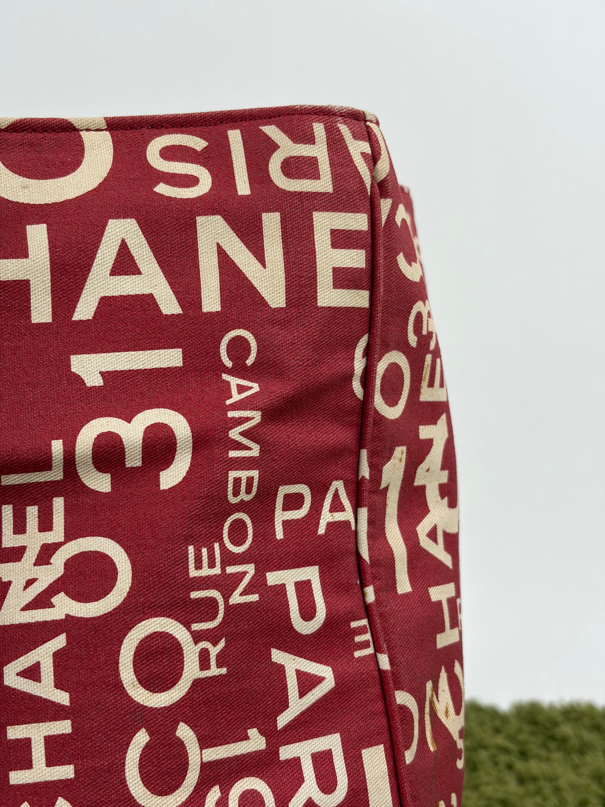 Borsa tote vintage Chanel 31 Rue cambon Rosso