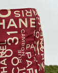 Borsa tote vintage Chanel 31 Rue cambon Rosso