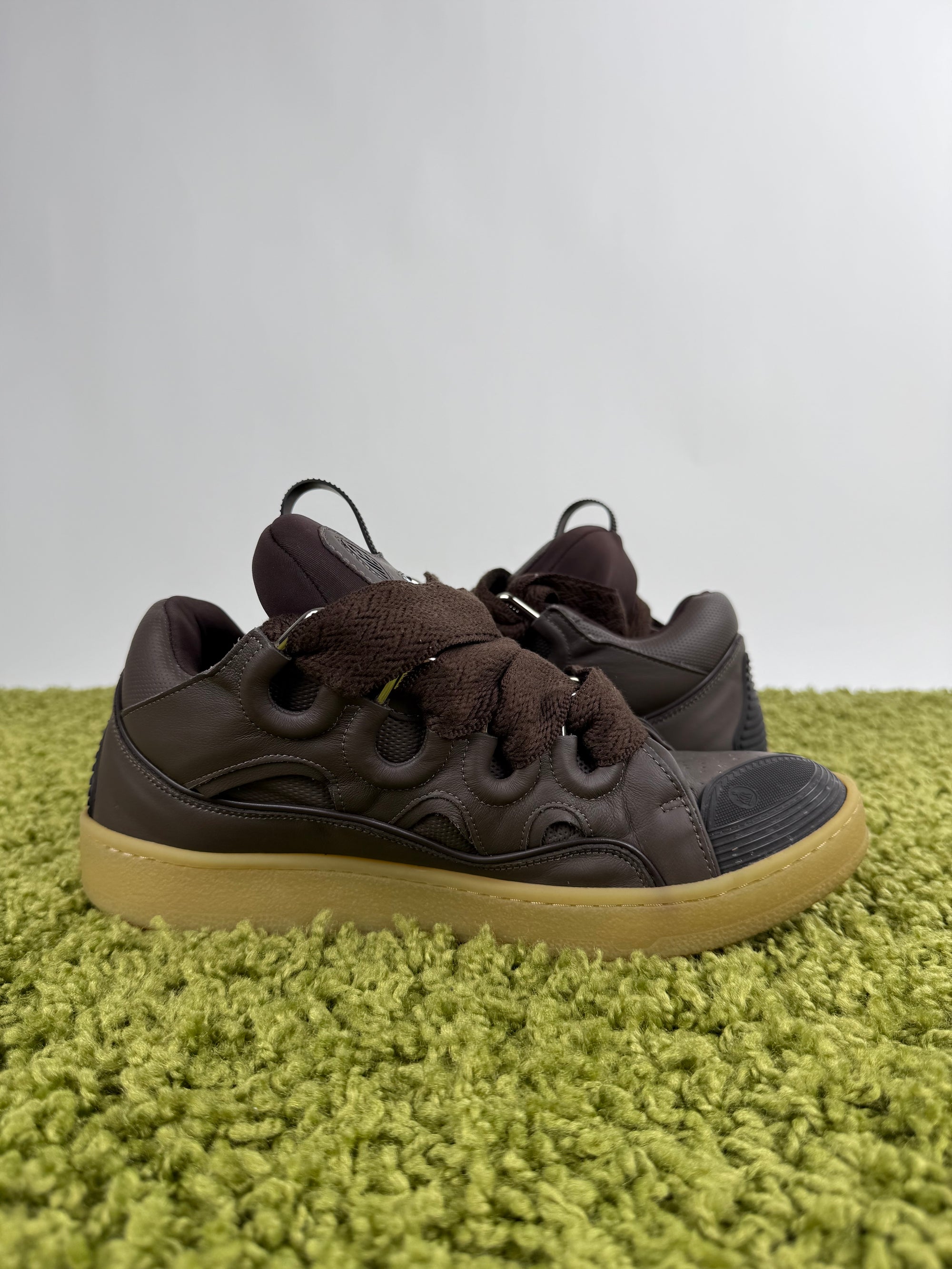 Lanvin Curb Sneaker Marrone 43