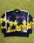 Felpa Sunset Palm Angels Nera Multicolor L