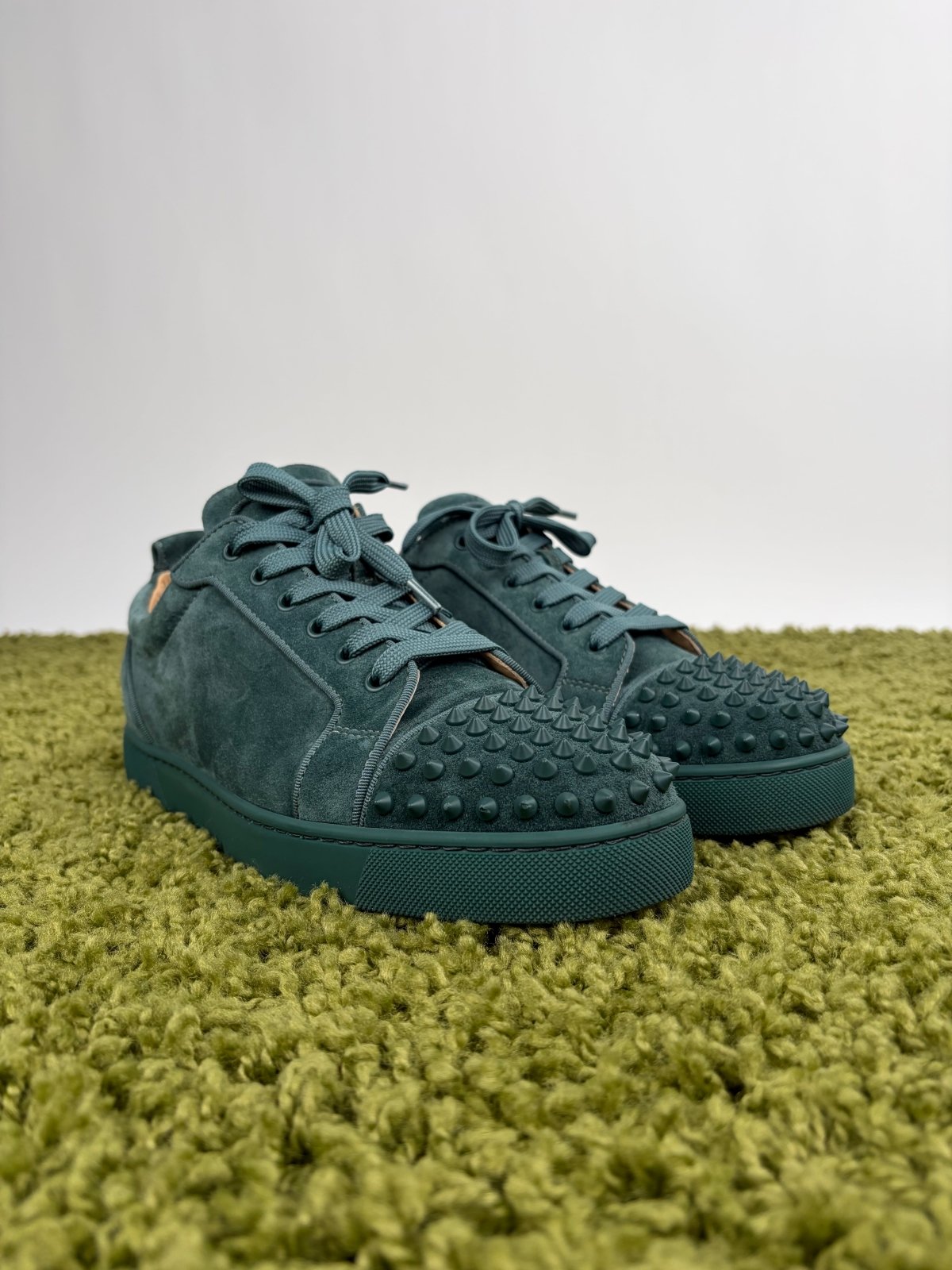 Christian Louboutin Spikes Verde 43 - Second Hand Di Fiore