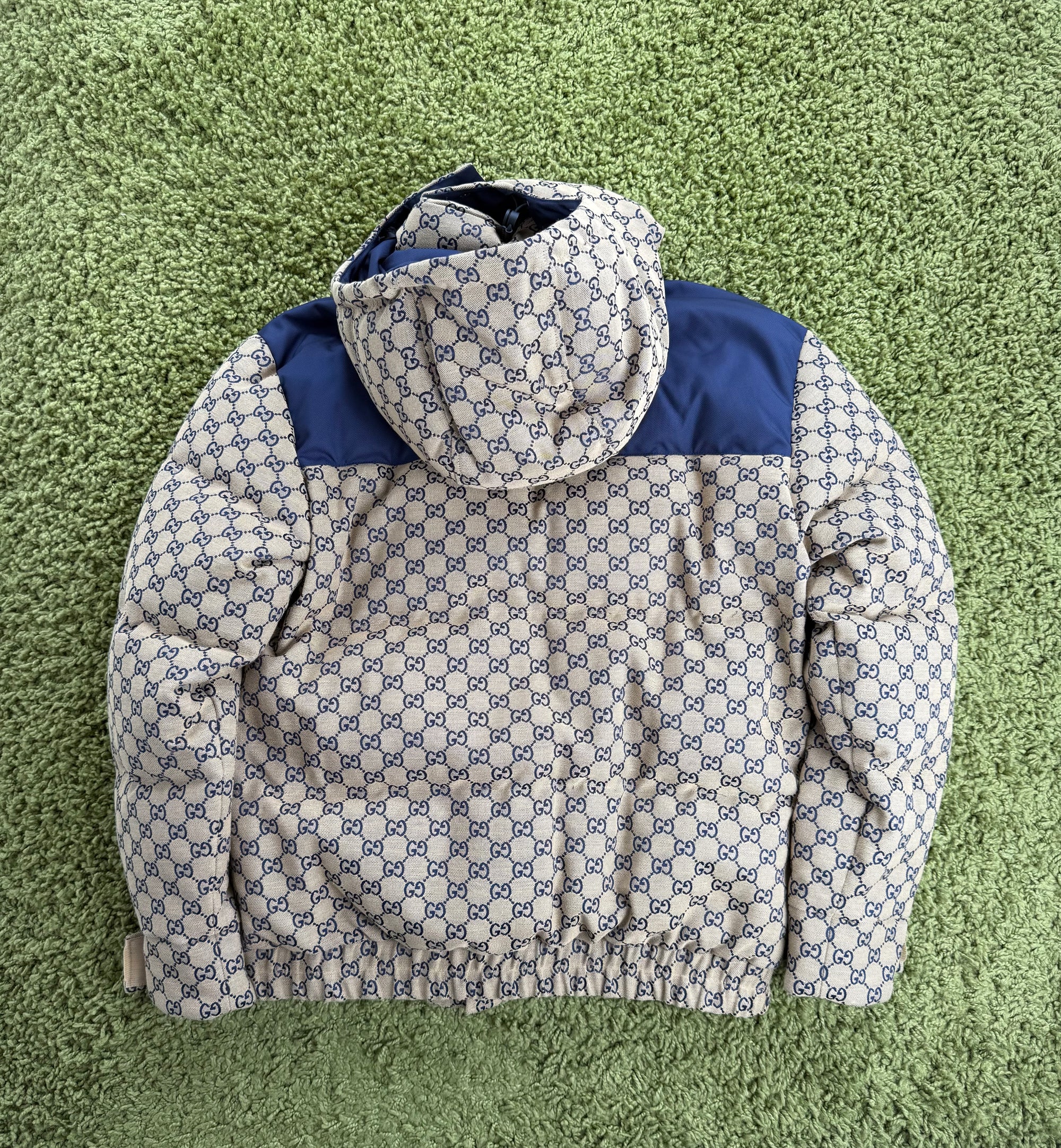 Giubbotto GG con cappuccio Rimovibile Gucci Beige 44