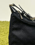 Borsa Louis Vuitton Satin Mini Boulogne Nera