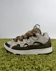 Lanvin Curb bianca marrone 43