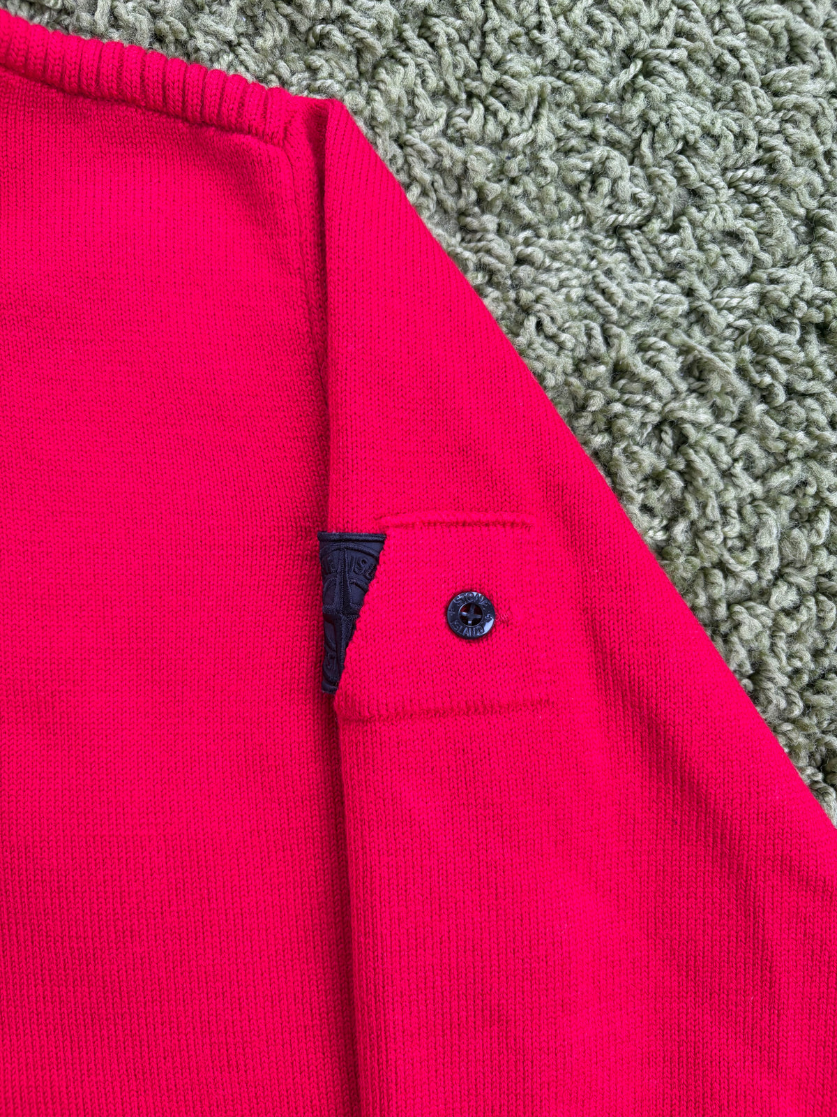 Maglione a collo alto dolce vita Stone Island Rosso L