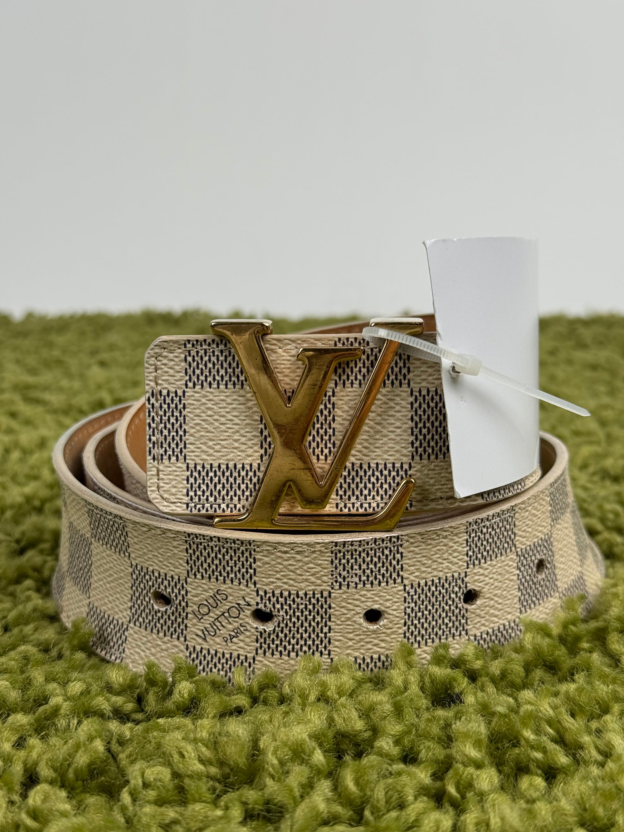Cintura Louis Vuitton Bianca 90