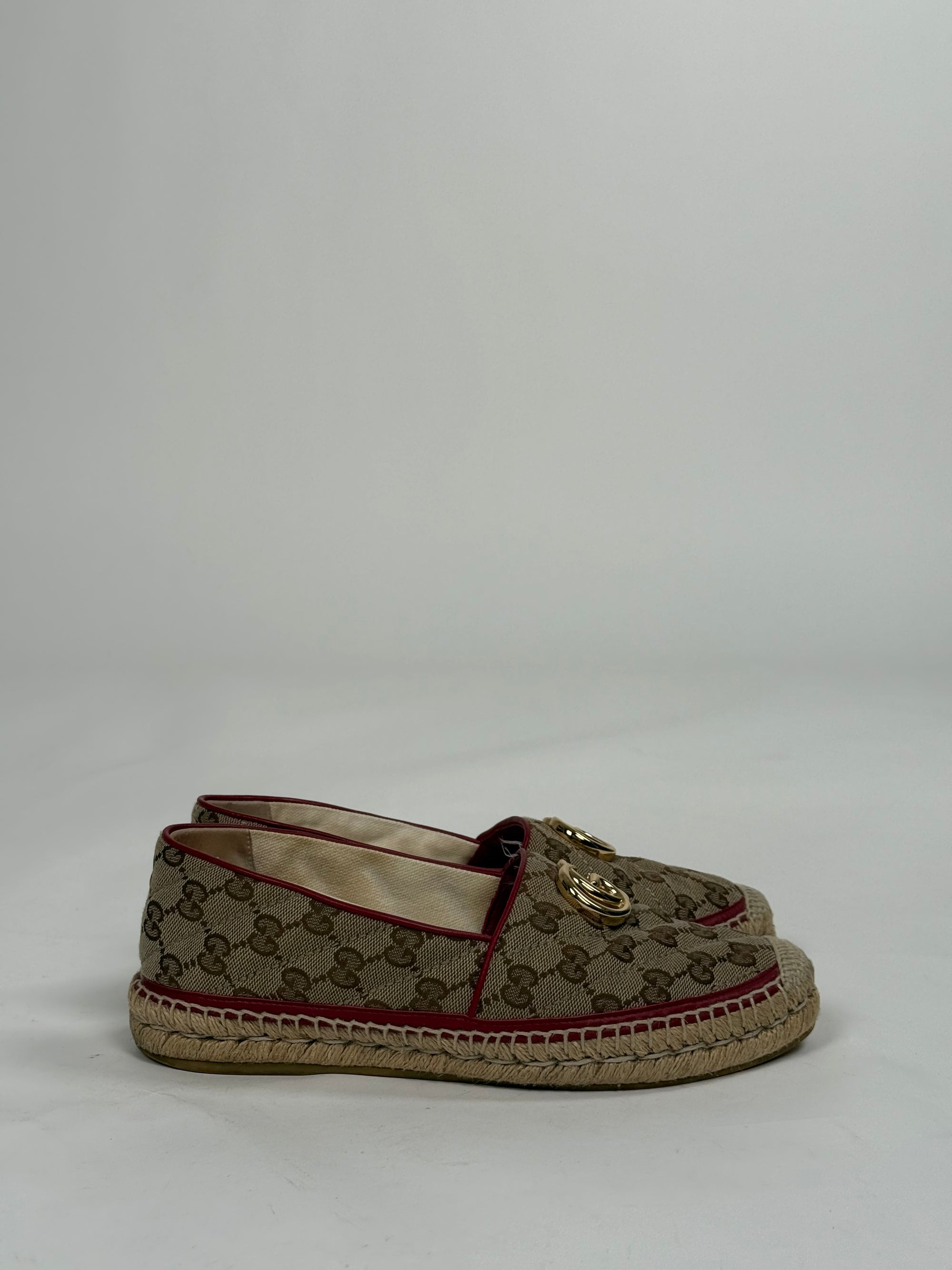 Gucci Espadrillas Size 37 beige e rossi