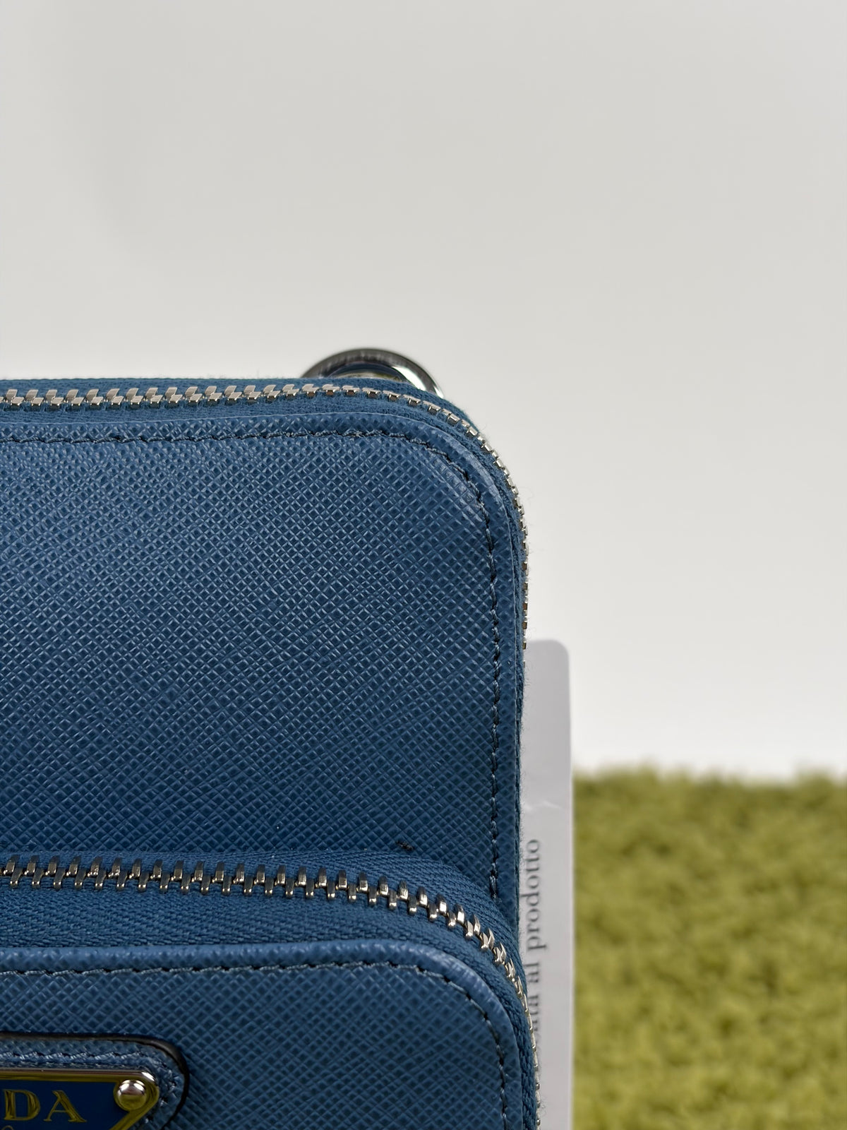 Borsa a tracolla Prada Smartphone Case Blu