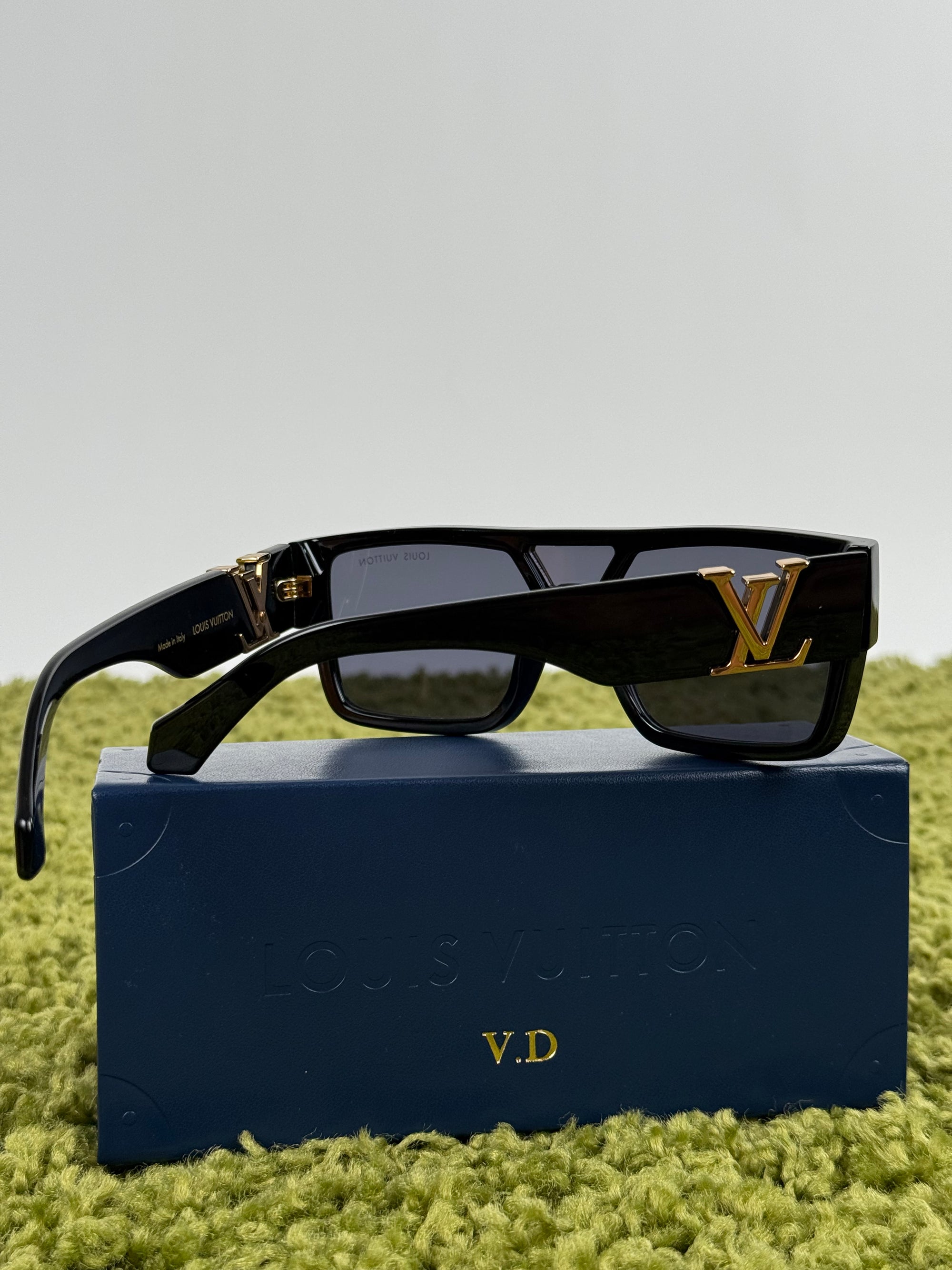 Occhiali da sole clash Louis Vuitton Neri