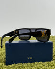 Occhiali da sole clash Louis Vuitton Neri