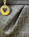 Borsa Fendi Baguette in tela Marrone