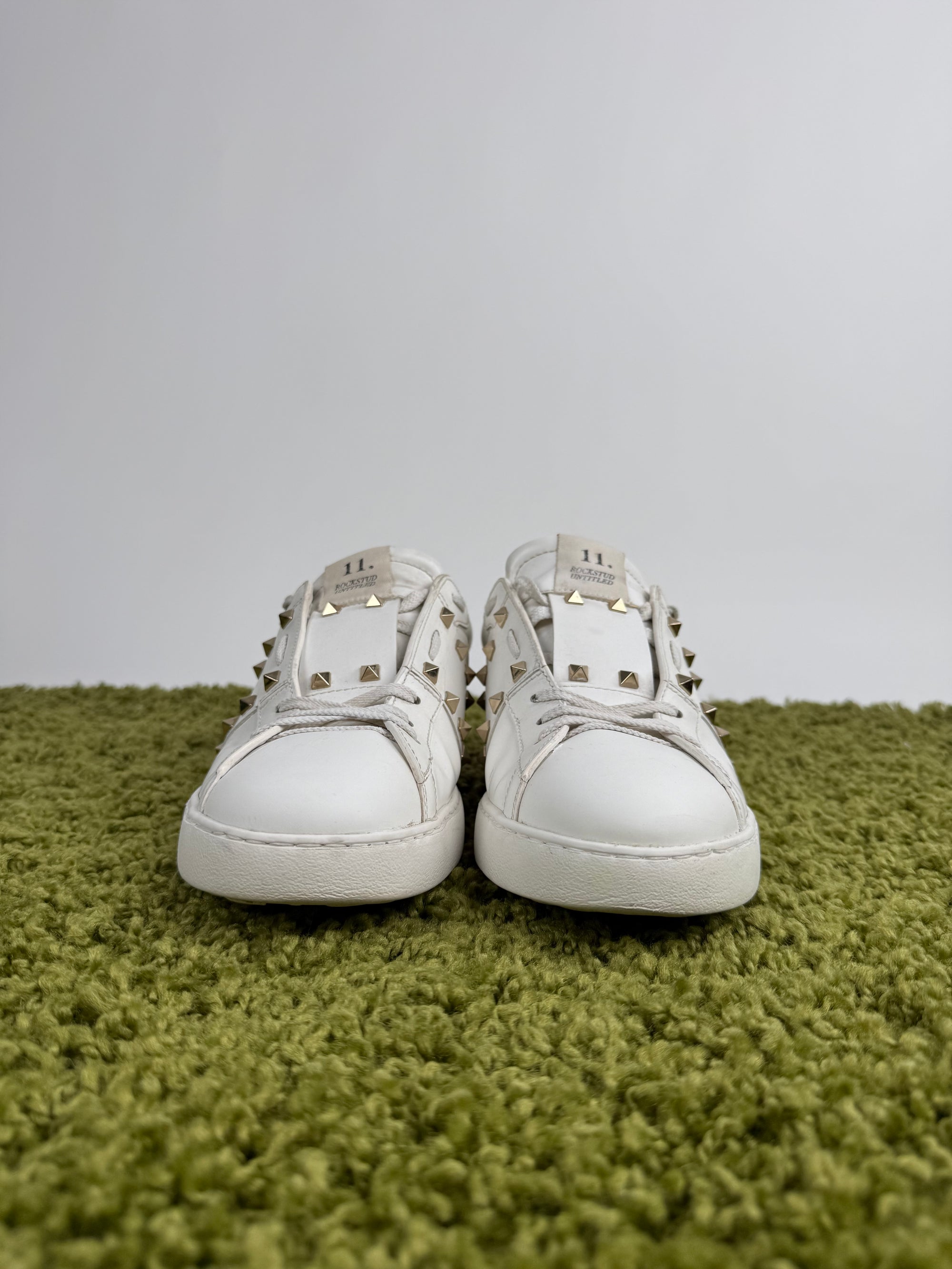 Valentino Rockstud Sneaker Bianca 45