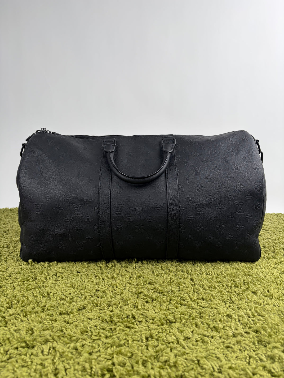 Borsone keepall Louis Vuitton Bandoulière 50 Nera