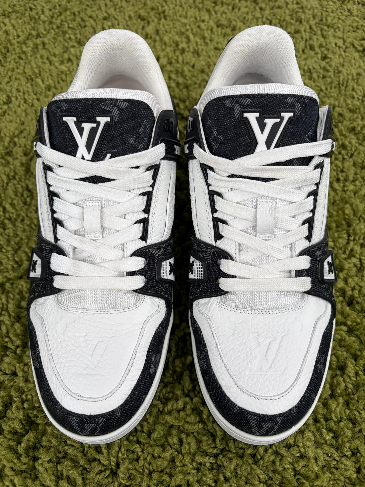 Louis Vuitton Trainer in Denim Nera 6 - Second Hand Di Fiore
