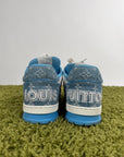 Louis Vuitton Trainer in denim Azzurro 8.5